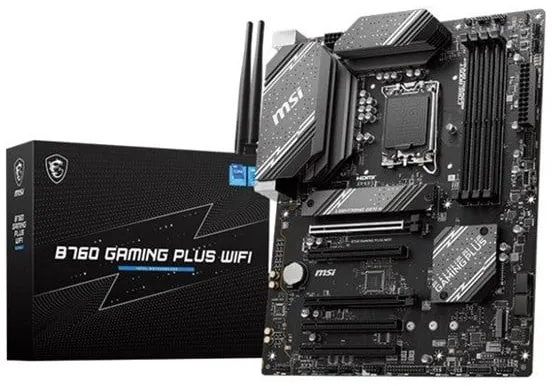 MSI B760 GAMING PLUS WIFI Hovedkort - Intel B760 - Intel LGA1700 Socket - DDR5 RAM - ATX